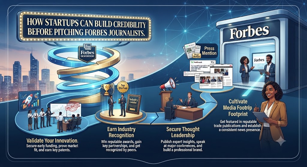 How Startups Can Build Credibility Before Pitching Forbes Journalists