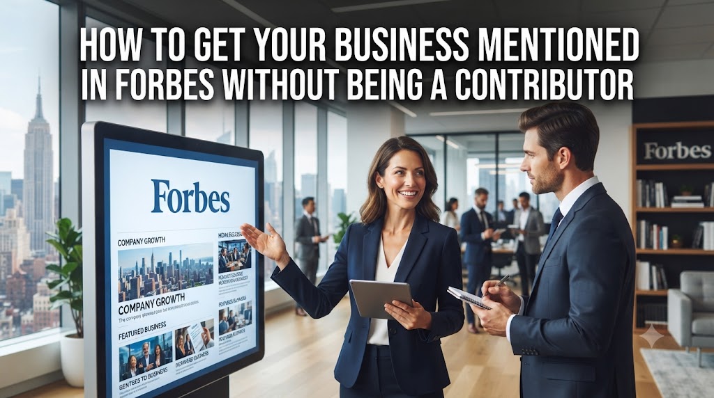 How to Get Your Business Mentioned in Forbes Without Being a Contributor